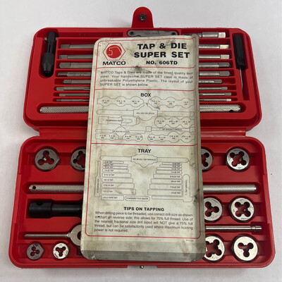 Matco Tools Tap & Die Super Set, 606TD