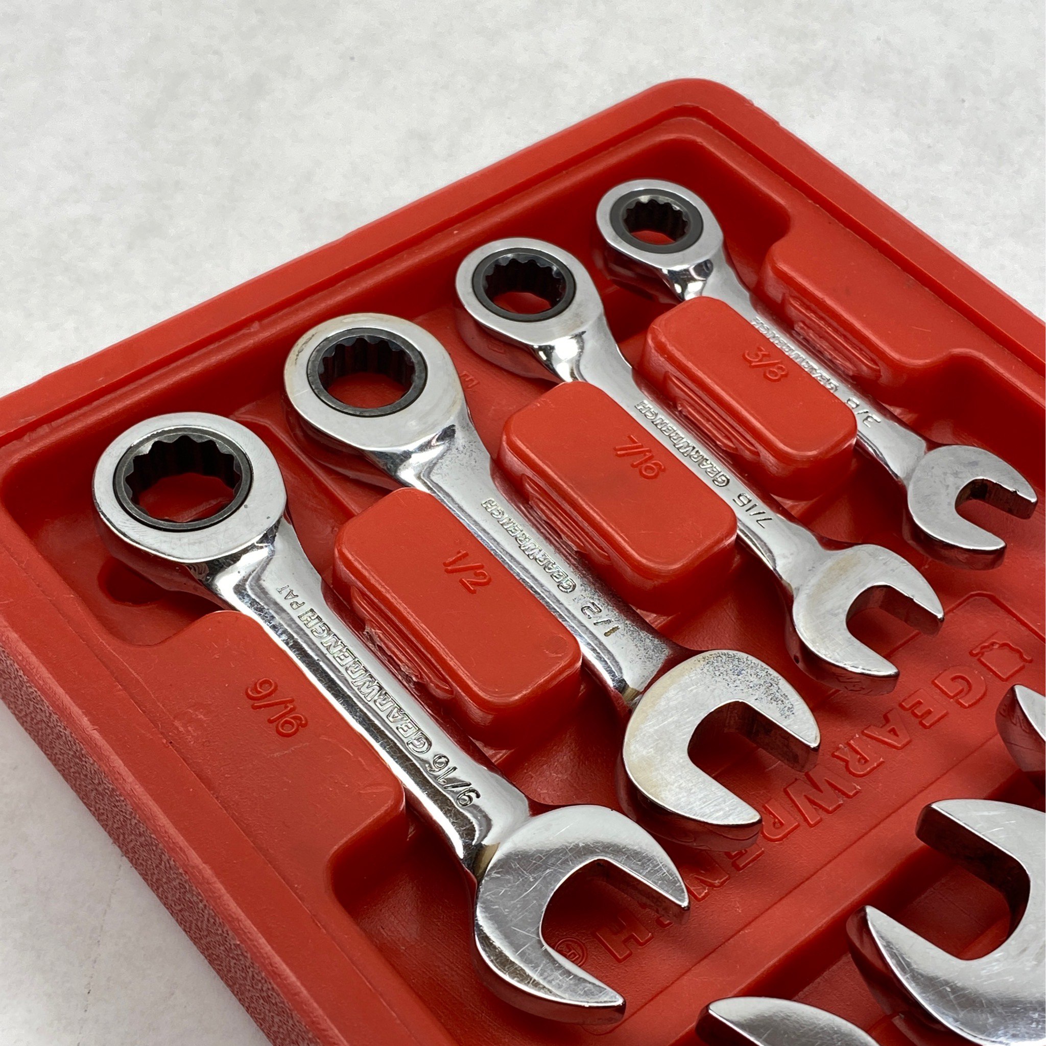 Gearwrench stubby ratcheting wrench set deals
