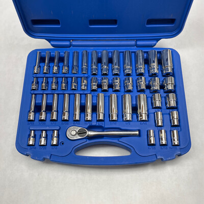 Cornwell Blue Power 47 Pc. 1/4” Drive General Service Set