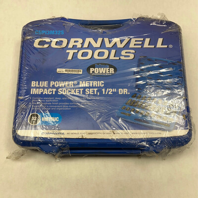Cornwell Blue Power 32 Pc. 1/2” Drive Metric Impact Socket Set, CBP13M32S