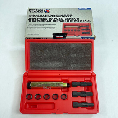 Matco Tools 10 Pc. Oxygen Sensor Thread Repair Kit, OST320