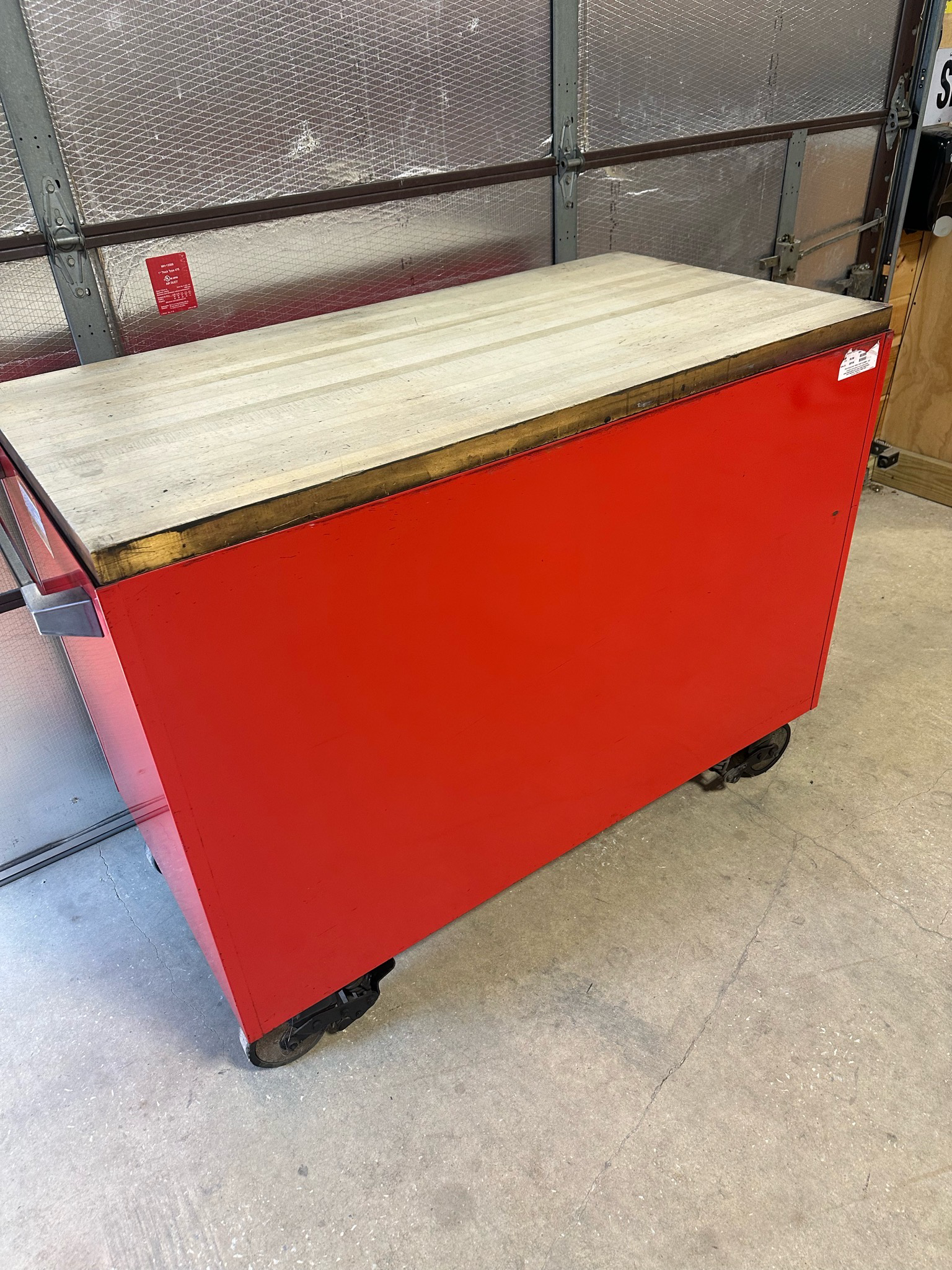 Snap On Double Bank Tool Box w Wood Top KRL7002