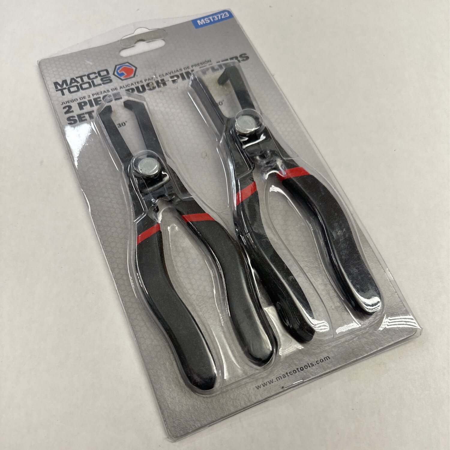 Matco 2pc Push Pin Pliers Set, MST3723 Shop Tool Swapper