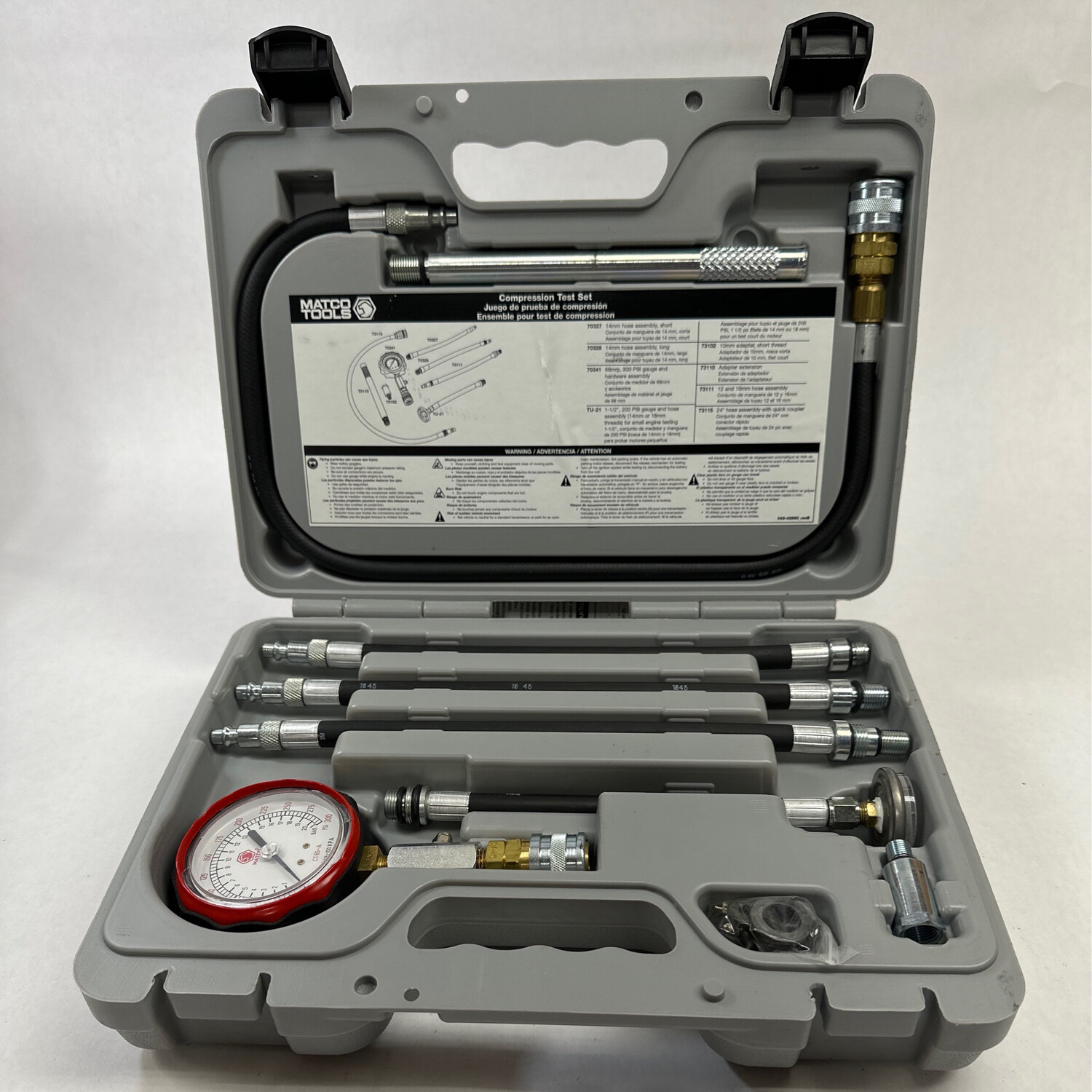 Matco Master Compression Tester Set, CT166AK Shop Tool Swapper