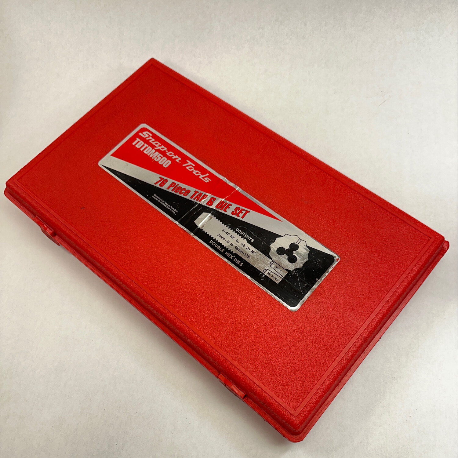 Snap On 76pc Tap & Did Set, TDTDM500