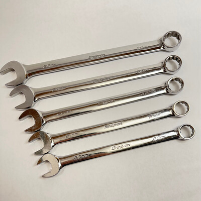 Snap On 5pc 20-22, 24 & 26mm Flank Drive Combination Wrench