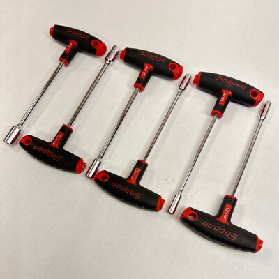 Snap On 6 pc 12-Point Soft Grip Handle Nut Driver Set (1/2-9/32