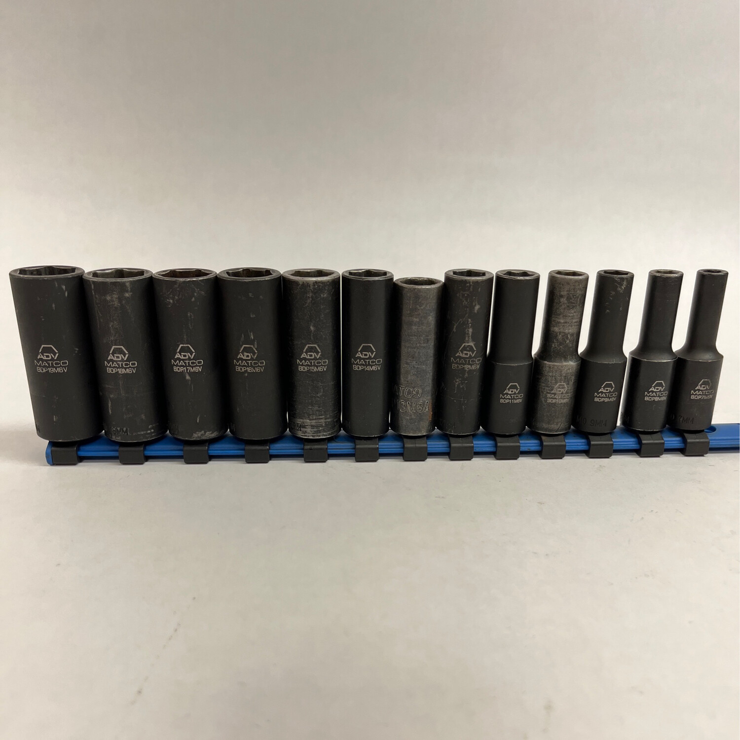 Matco Tools 13 Pc. 3/8” Drive Metric ADV Deep Impact Socket Set (7