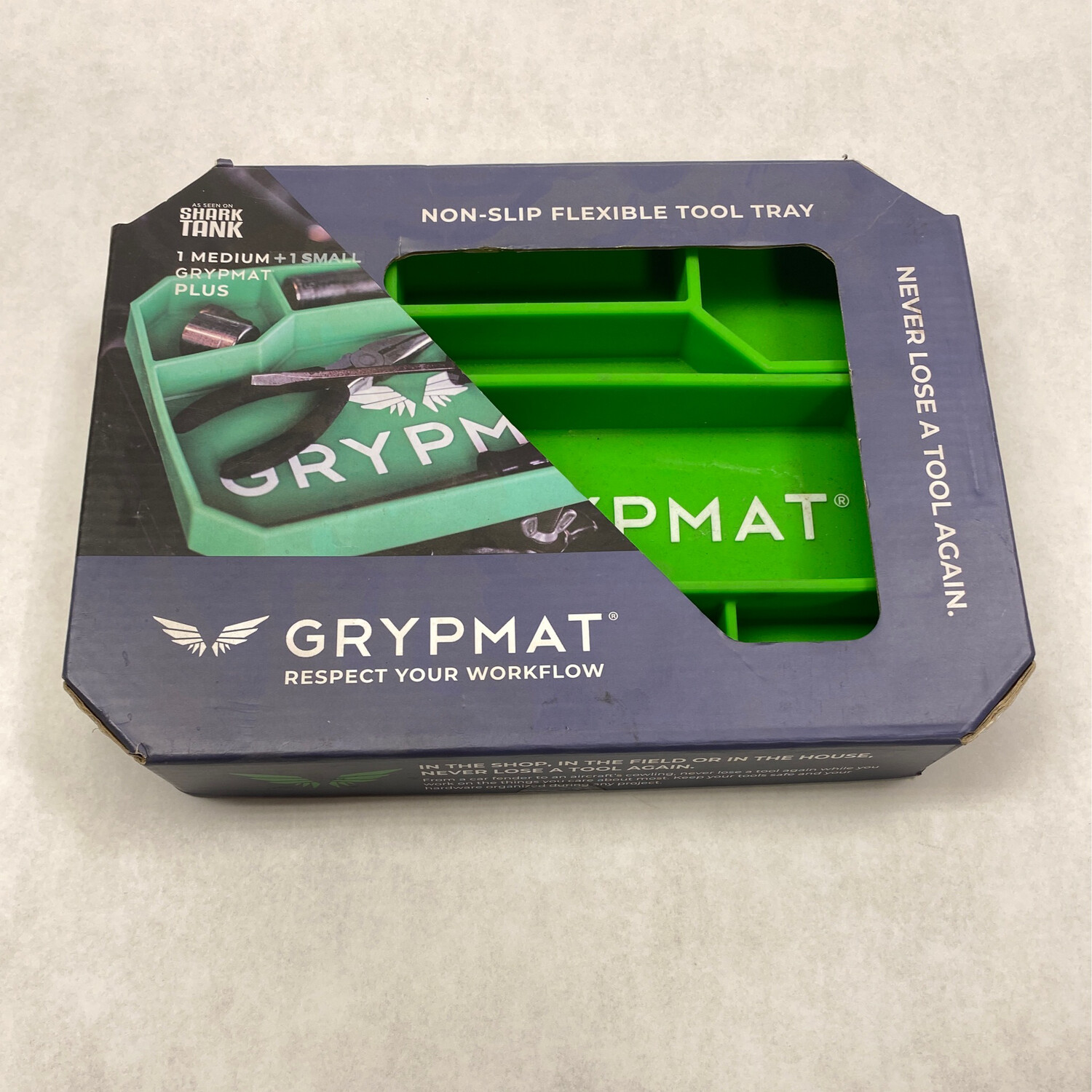 GrypMat 2 Pc. Non-slip Flexible Tool Tray, GMP2P