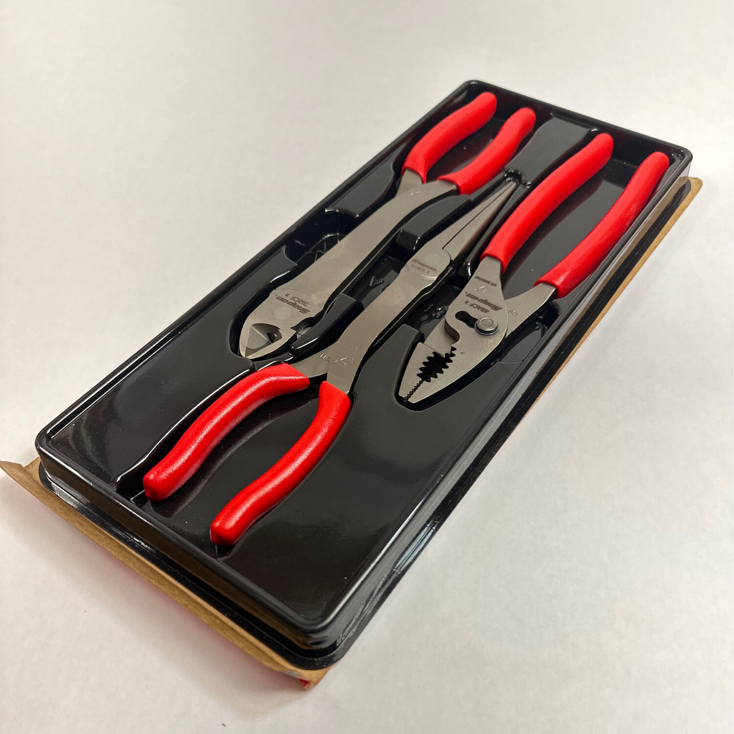 Snap On 3 pc HeavyDuty Pliers Set (Red), PL330ACF Shop Tool Swapper