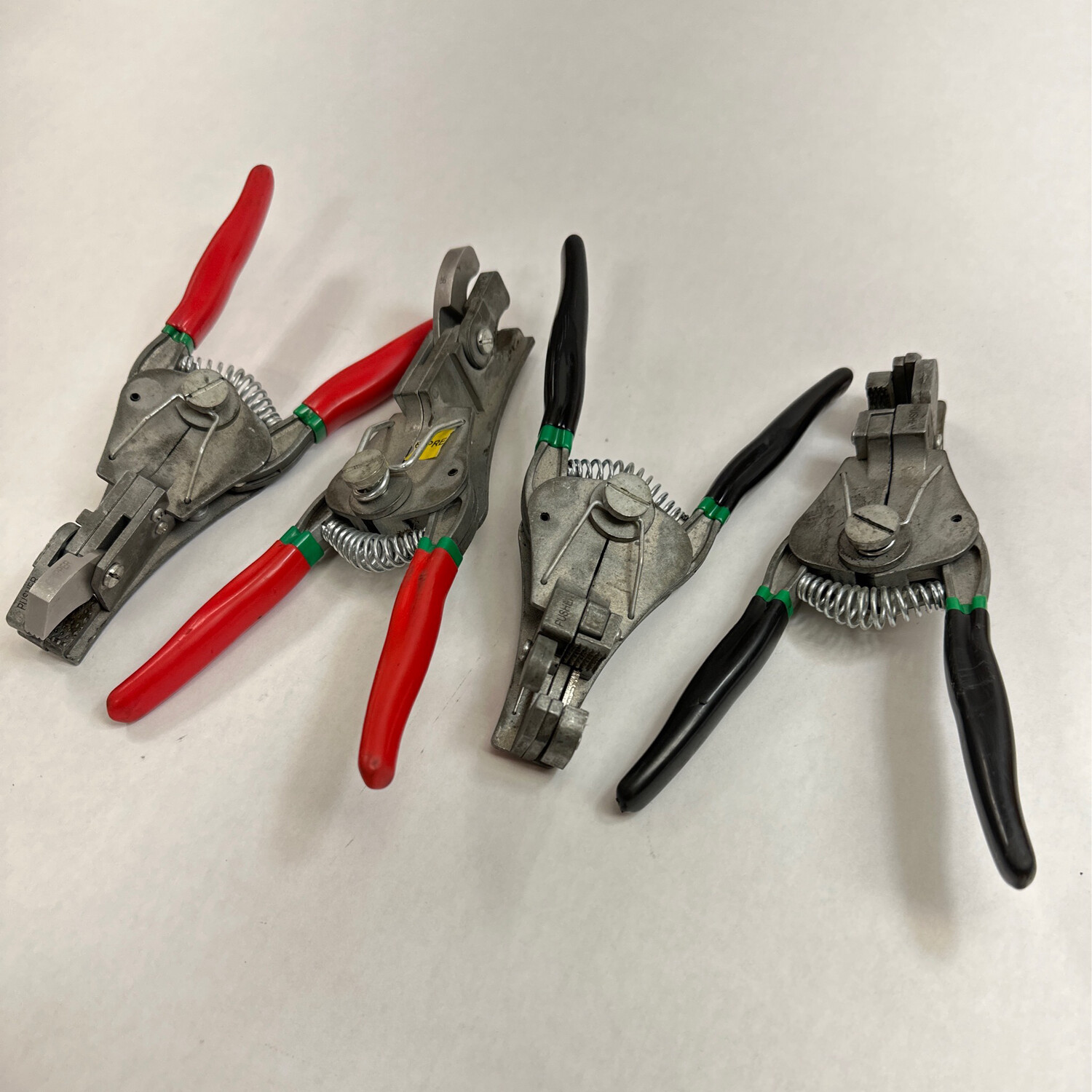 Push Lock 4pc Plier Set, Quick Release Pliers Shop Tool Swapper