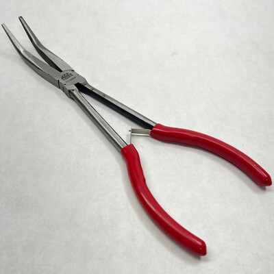 Mac Tools 11” Long-Reach Bent Needle Nose Pliers, P11LRBNA