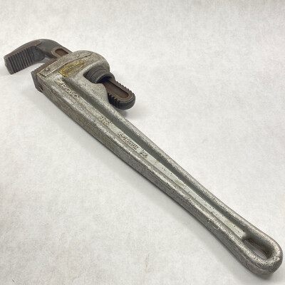 Rigid Heavy Duty Aluminum 18” Straight Pipe Wrench, 818