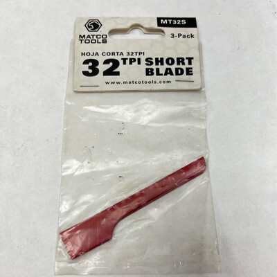 Matco Tools 32 TPI Short Blade (3-Pack)
