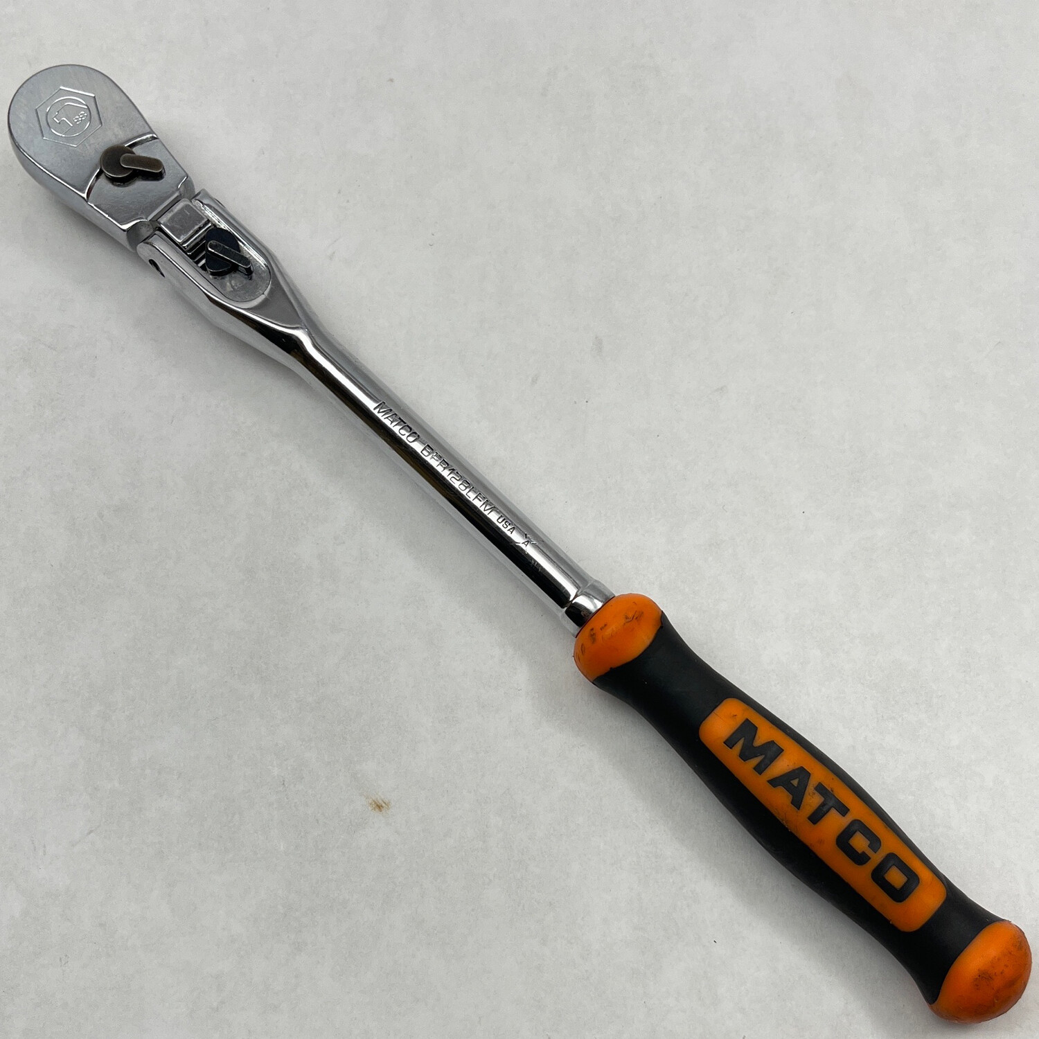 Matco Tools 3/8" Drive Eighty8 Tooth Locking Flex Head Ratchet W/ Ergo