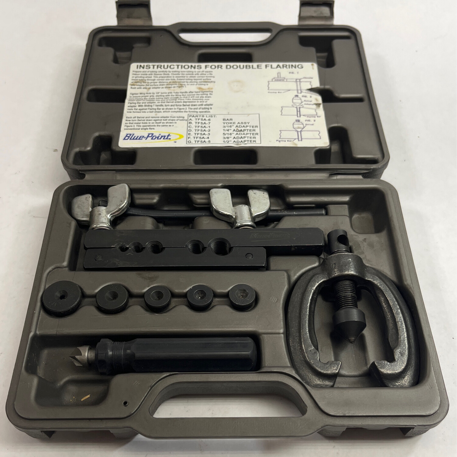 Blue Point Double Flaring Tool Set, TF5A Shop Tool Swapper