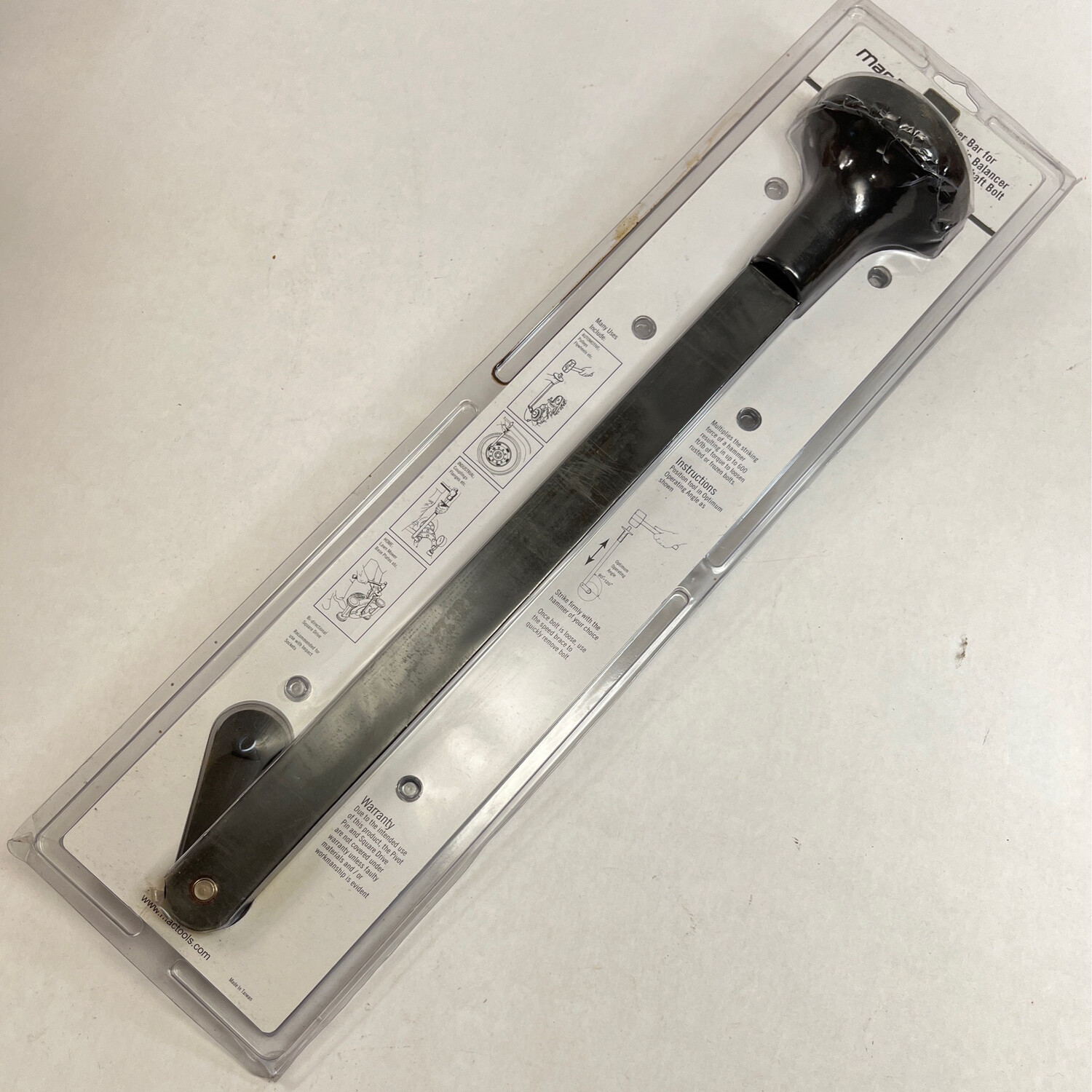 Mac Tools Powerbar For Harmonic Balancer And Crankshaft Bolt Removal, PB2500