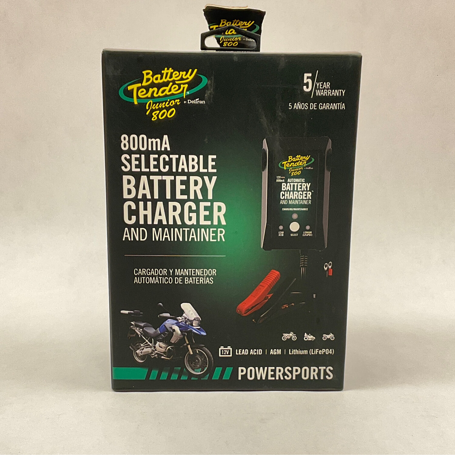 Battery Tender Junior 800 Battery Charger, 0220199DLWH Shop Tool