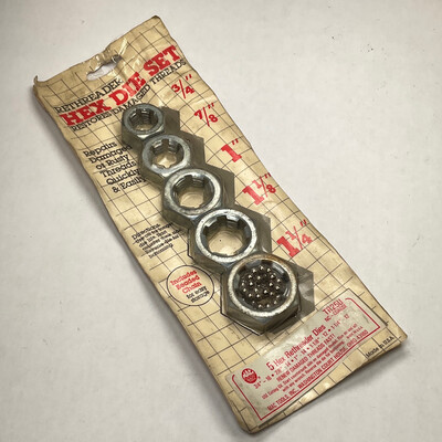 Mac Tools Rethreading Hex Die Set, TR25U