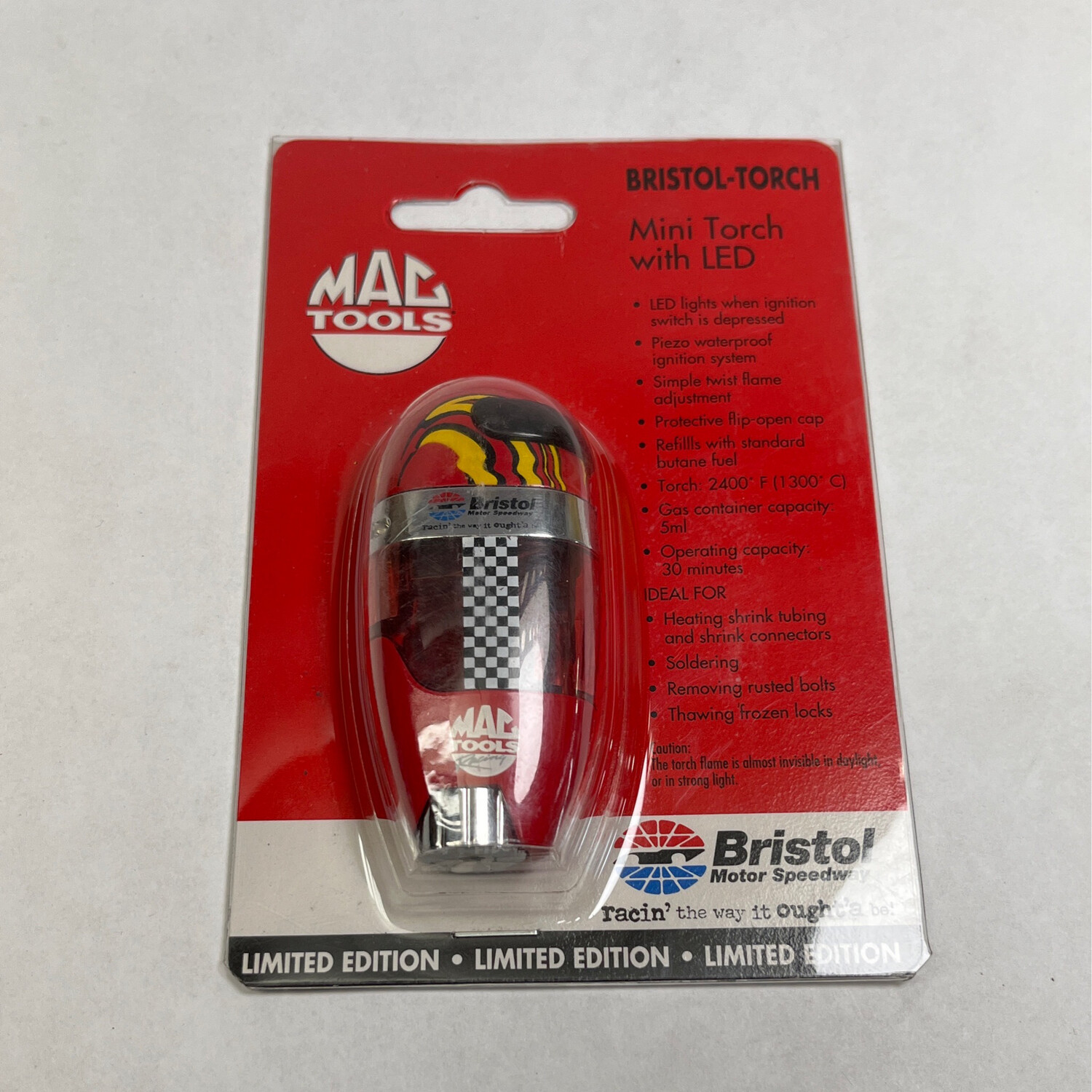 Mac Tools Limited Edition Bristol Speedway Mini Torch With LED, Bristol