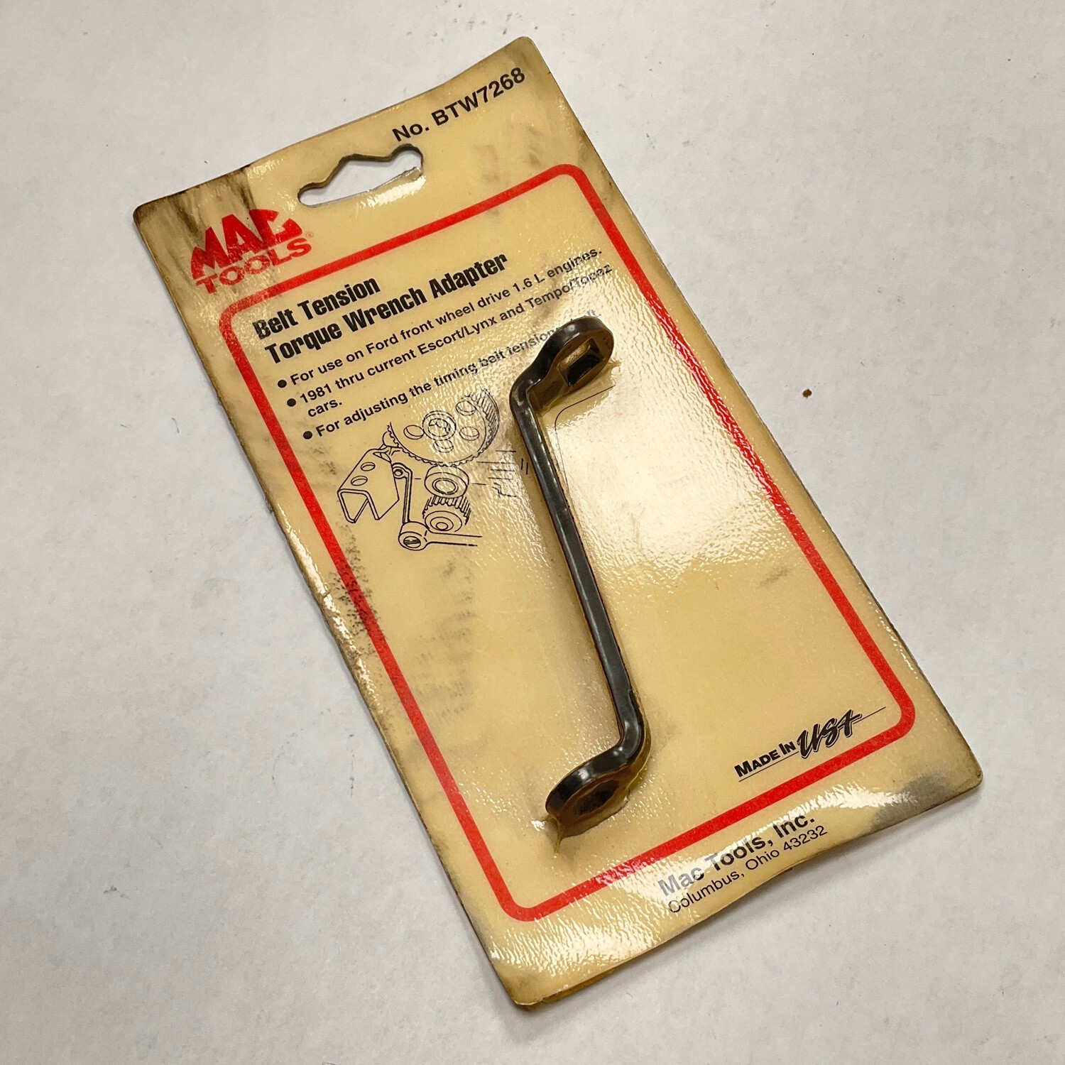 Mac Tools Belt Tension Torque Wrench Adapter, BTW7268
