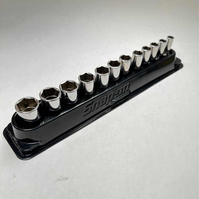 Snap-on 3/8" Drive 6-Point Semi-Deep Socket Set – Metric 8-19mm, 212FSMSY, New Sealed