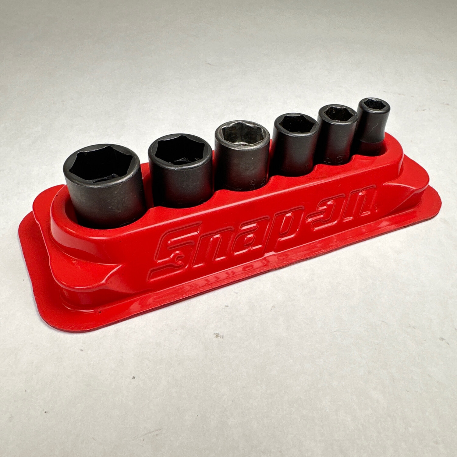 Snap On 6 pc 1/4" Drive 6-Point SAE Flank Drive® Shallow Impact Socket ...