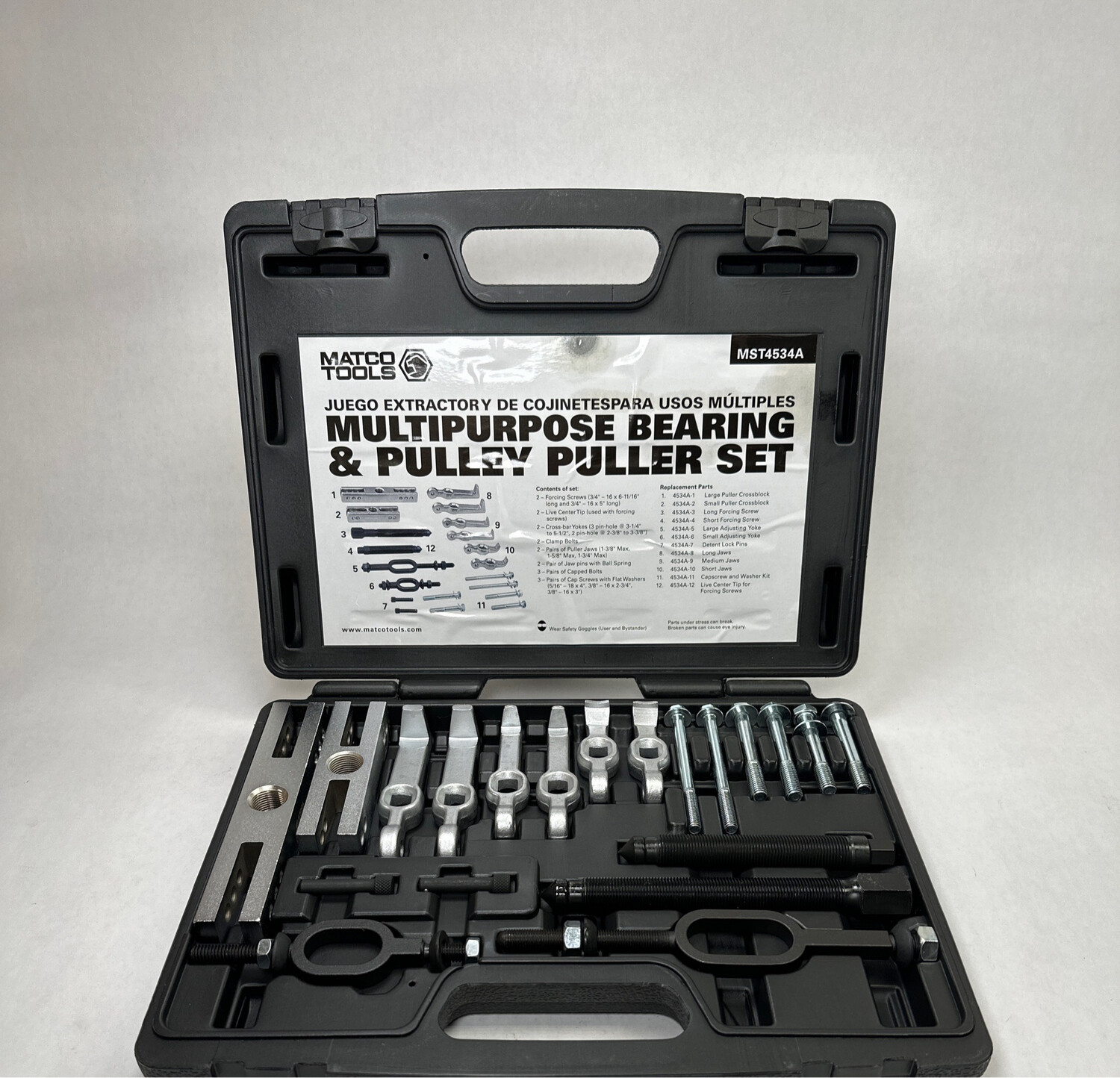 Matco Multipurpose Bearing & Pulley Puller Set, MST4534A Shop Tool