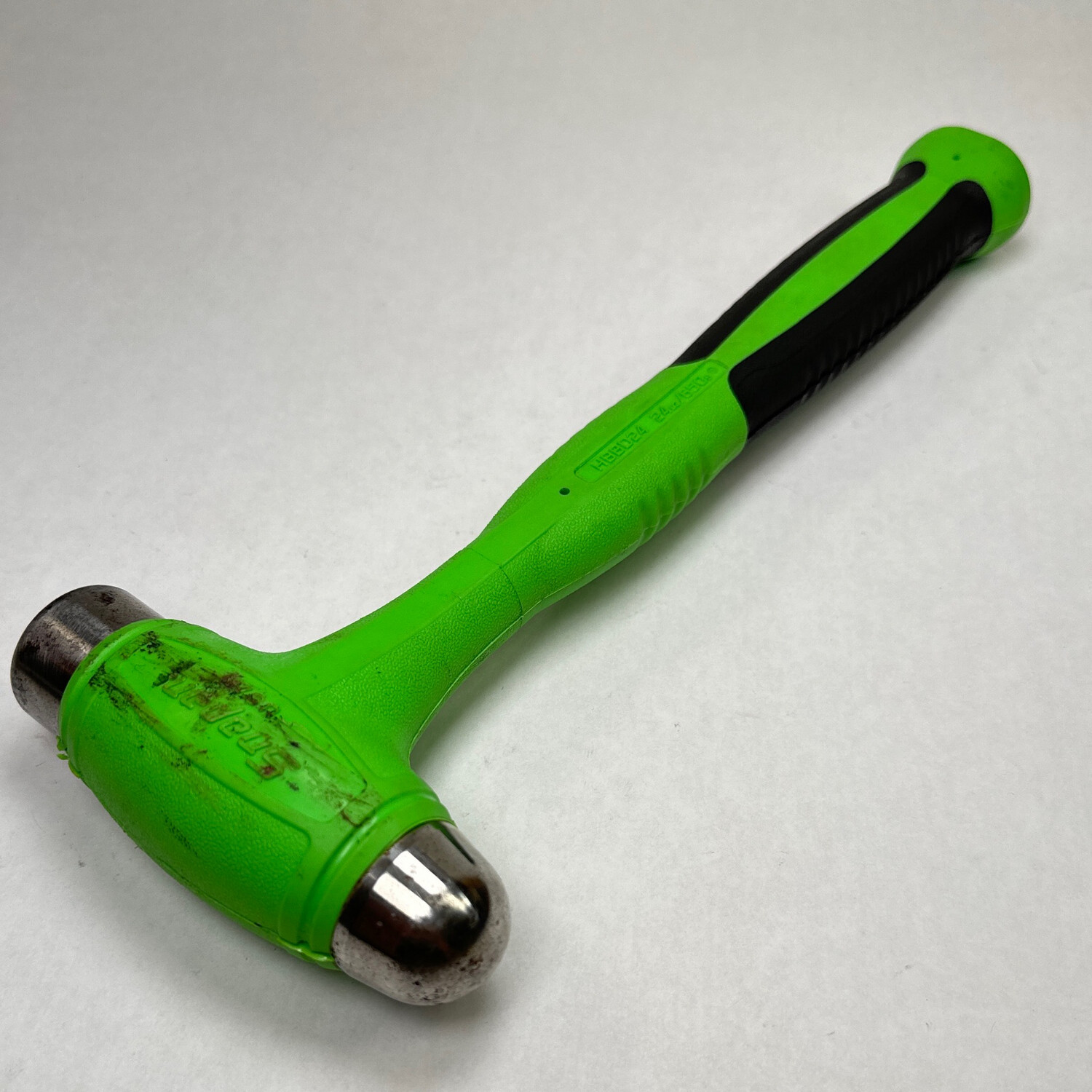 Snap On 24 oz Ball Peen Soft Grip Dead Blow Hammer (Green), HBBD24G