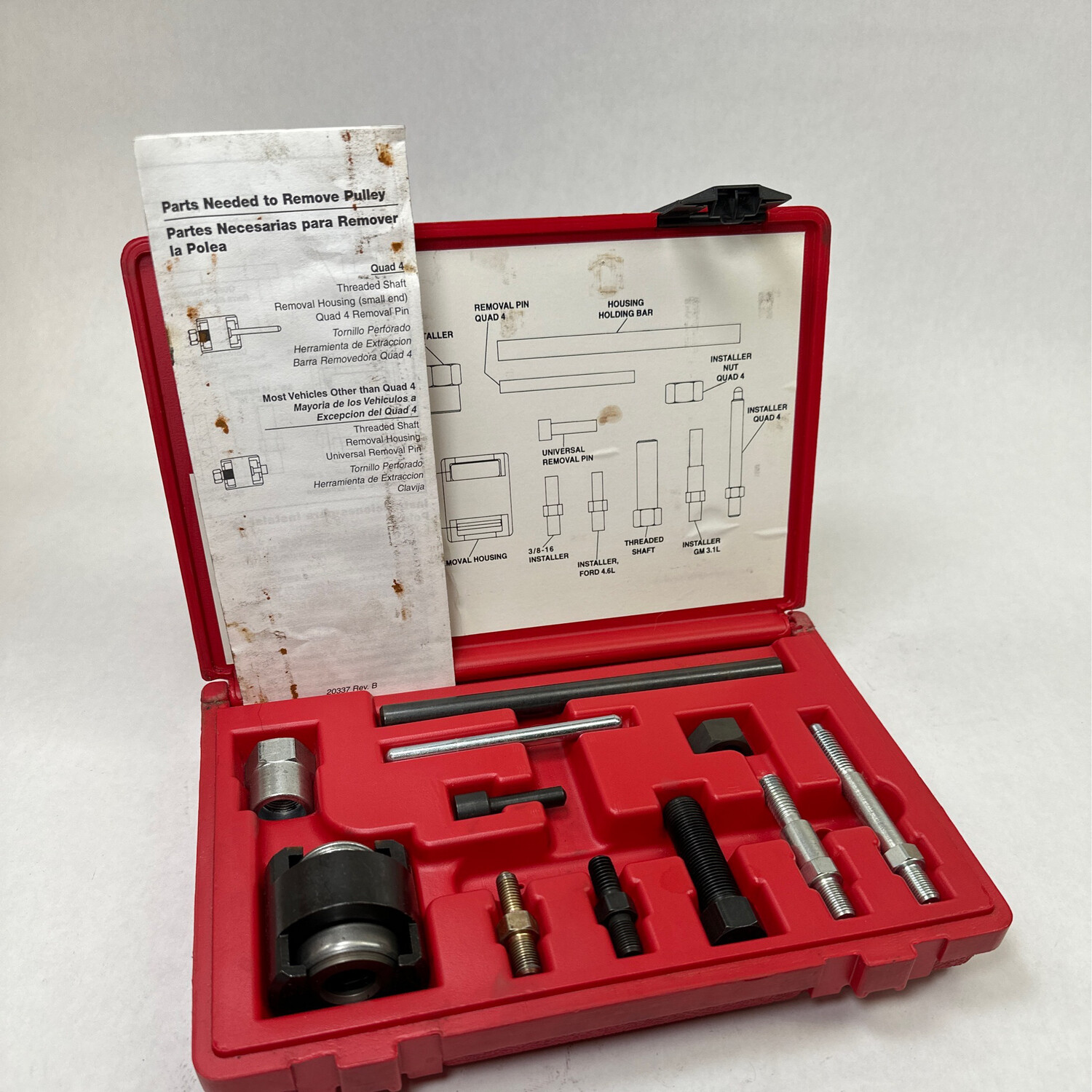 Blue Point Master Power Steering Pump/Alternator Pulley Remover