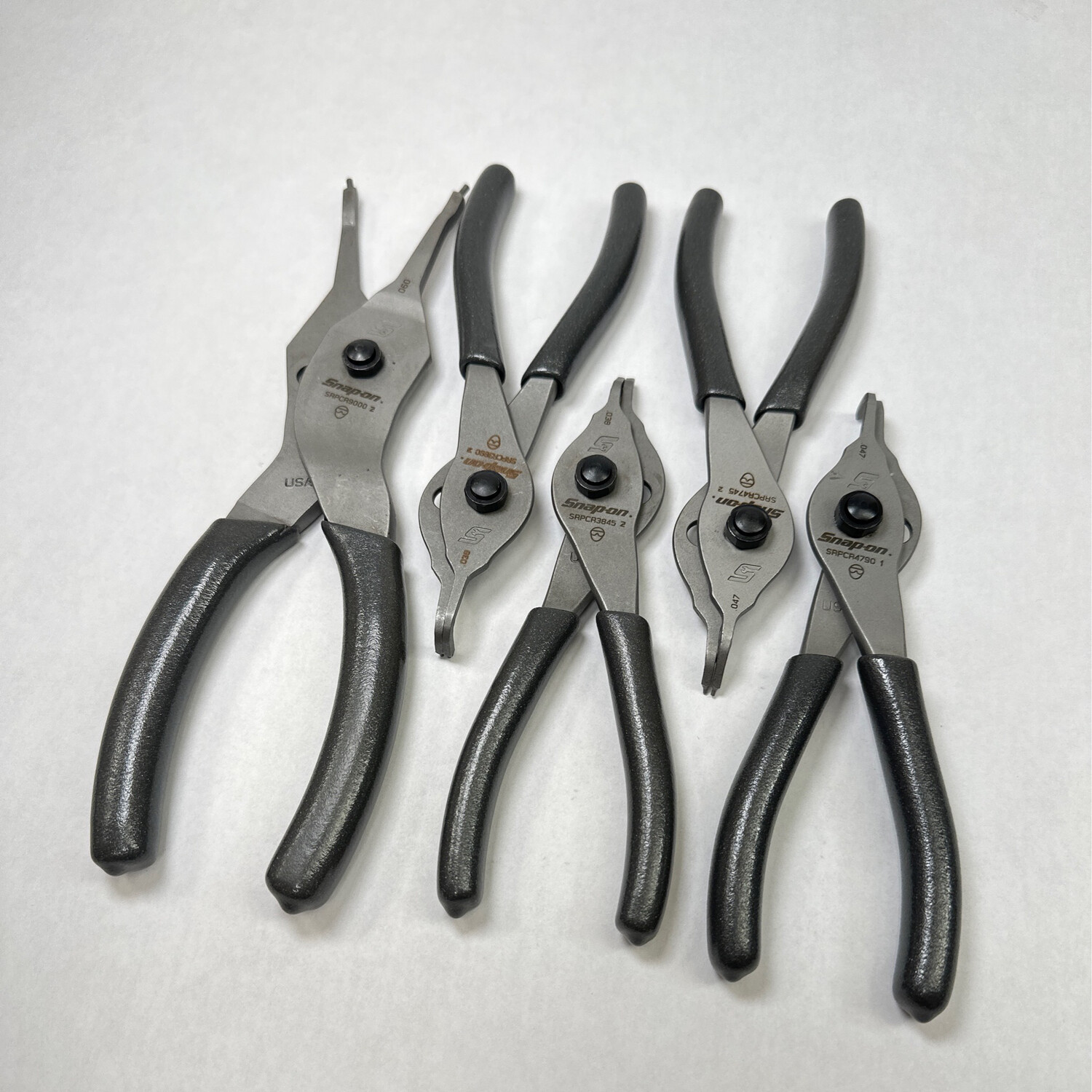 Snap On 5 pc Snap Ring Pliers Set, SRPCR105 Shop Tool Swapper