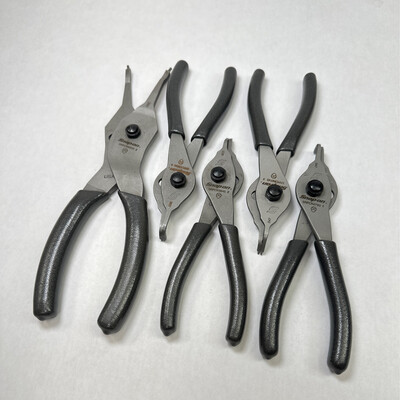 Snap On 5 pc Snap Ring Pliers Set, SRPCR105
