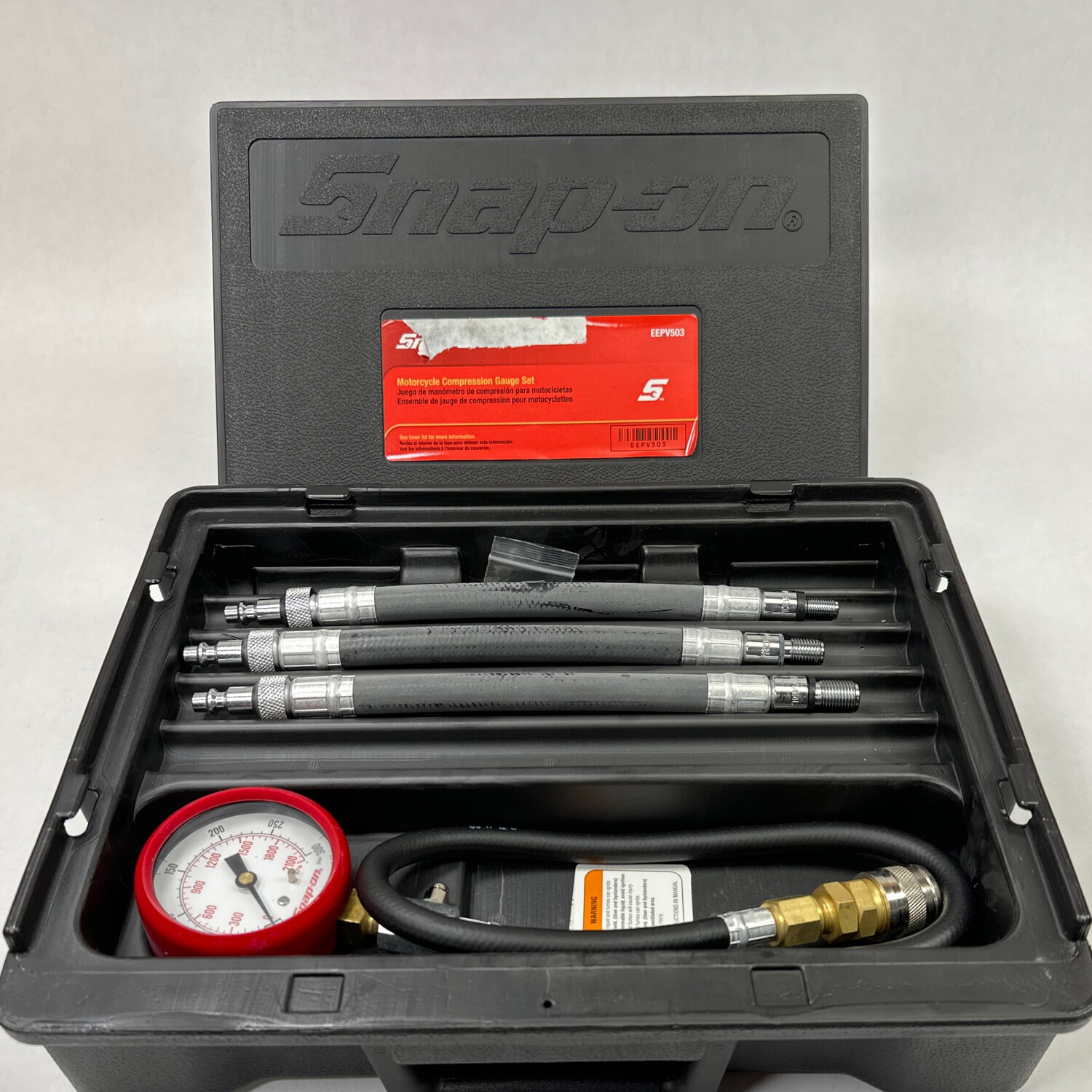 Snap On Motorcycle Compression Gauge Set EEPV503