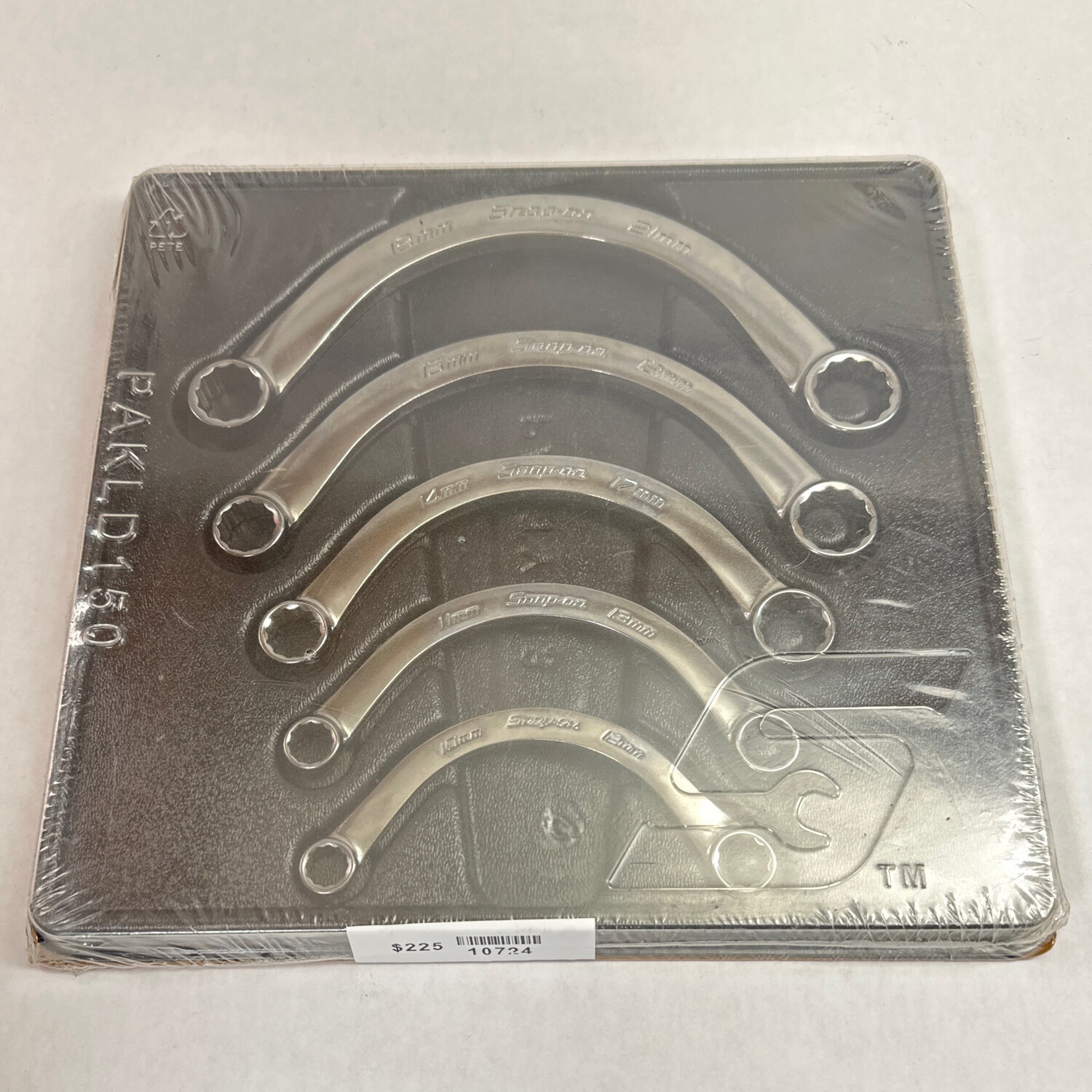Snap On 5 Pc. Metric Half Moon Box Wrench Set, CXM605