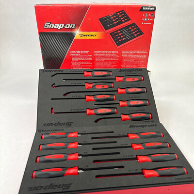 Snap On 16 pc Instinct® Soft Grip Mini-Tip Combination Screwdriver