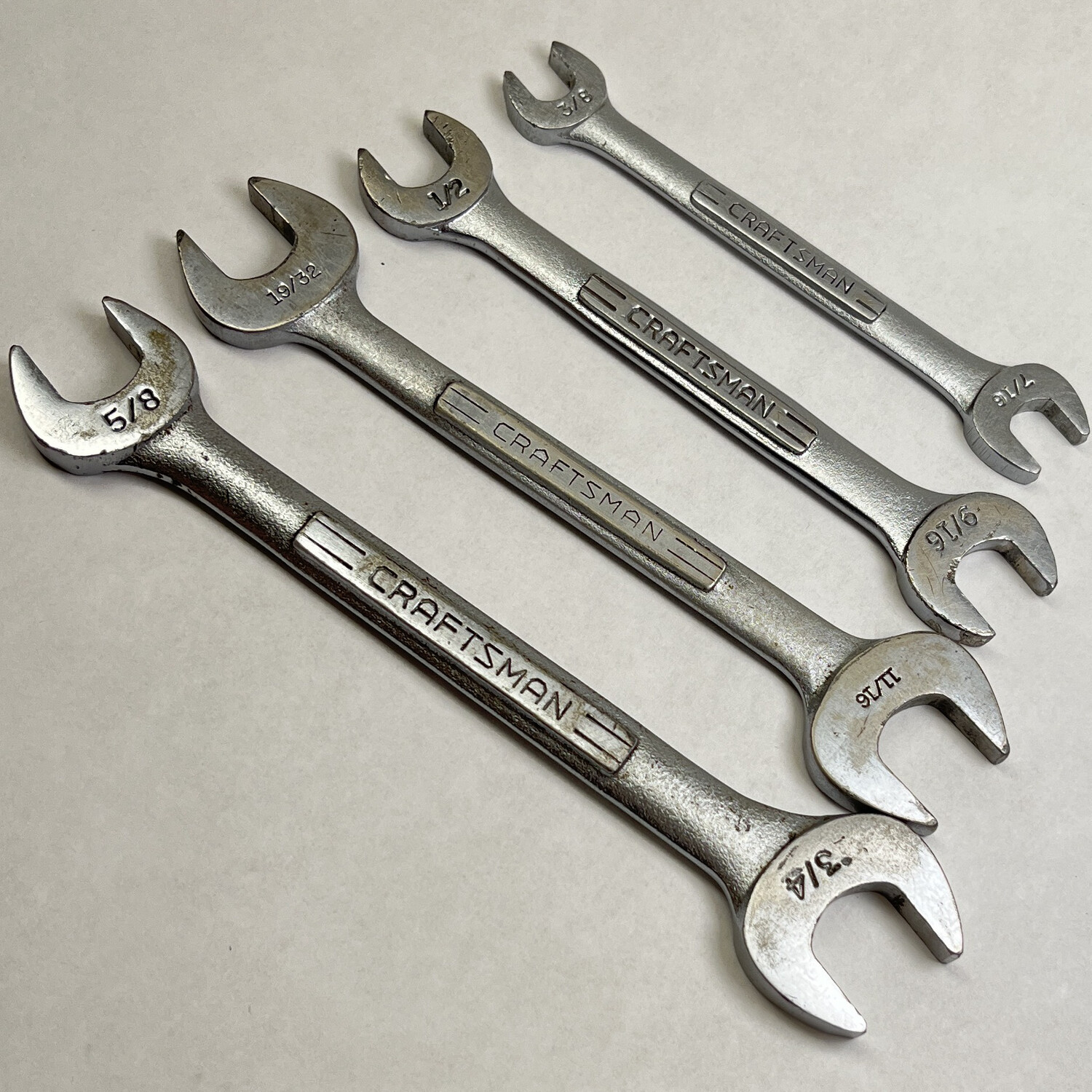 Craftsman USA SAE Double Open End Wrench Set Shop Tool Swapper