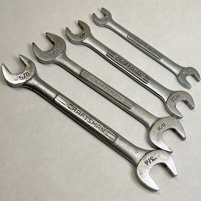Craftsman USA SAE Double Open End Wrench Set