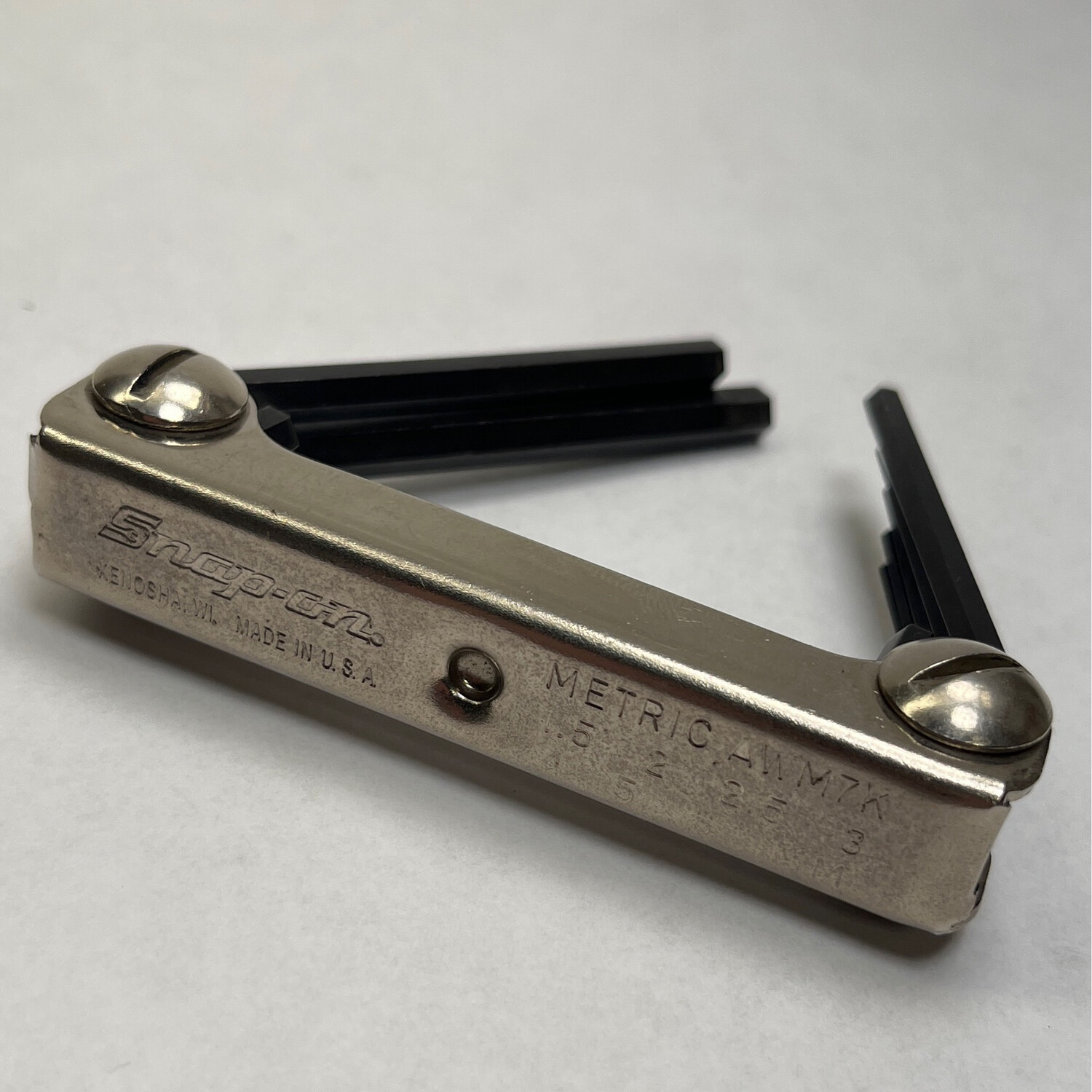 Snap On Metric Folding Hex Key Set, AWM7K Shop Tool Swapper