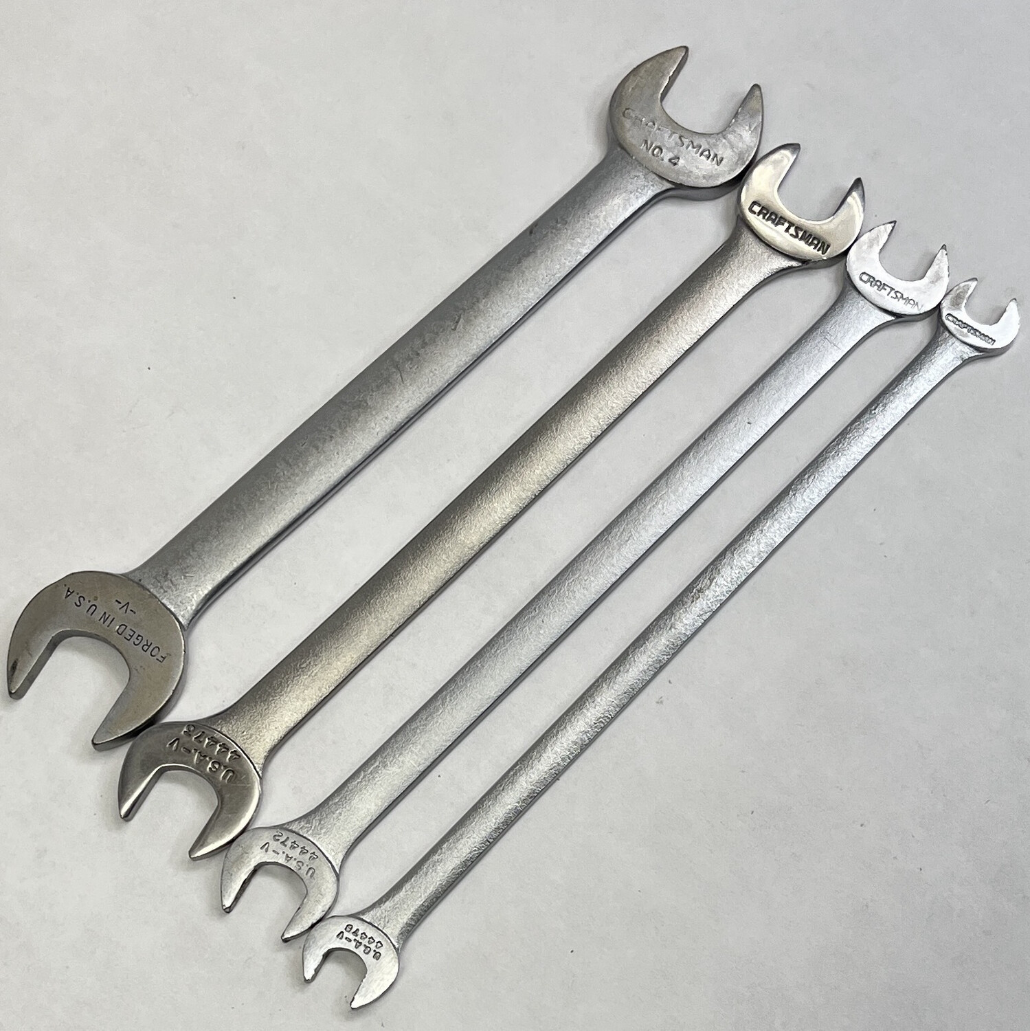 Craftsman 4pc Thin SAE Dual OpenEnd Tappet Wrench Set (3/8"7/8