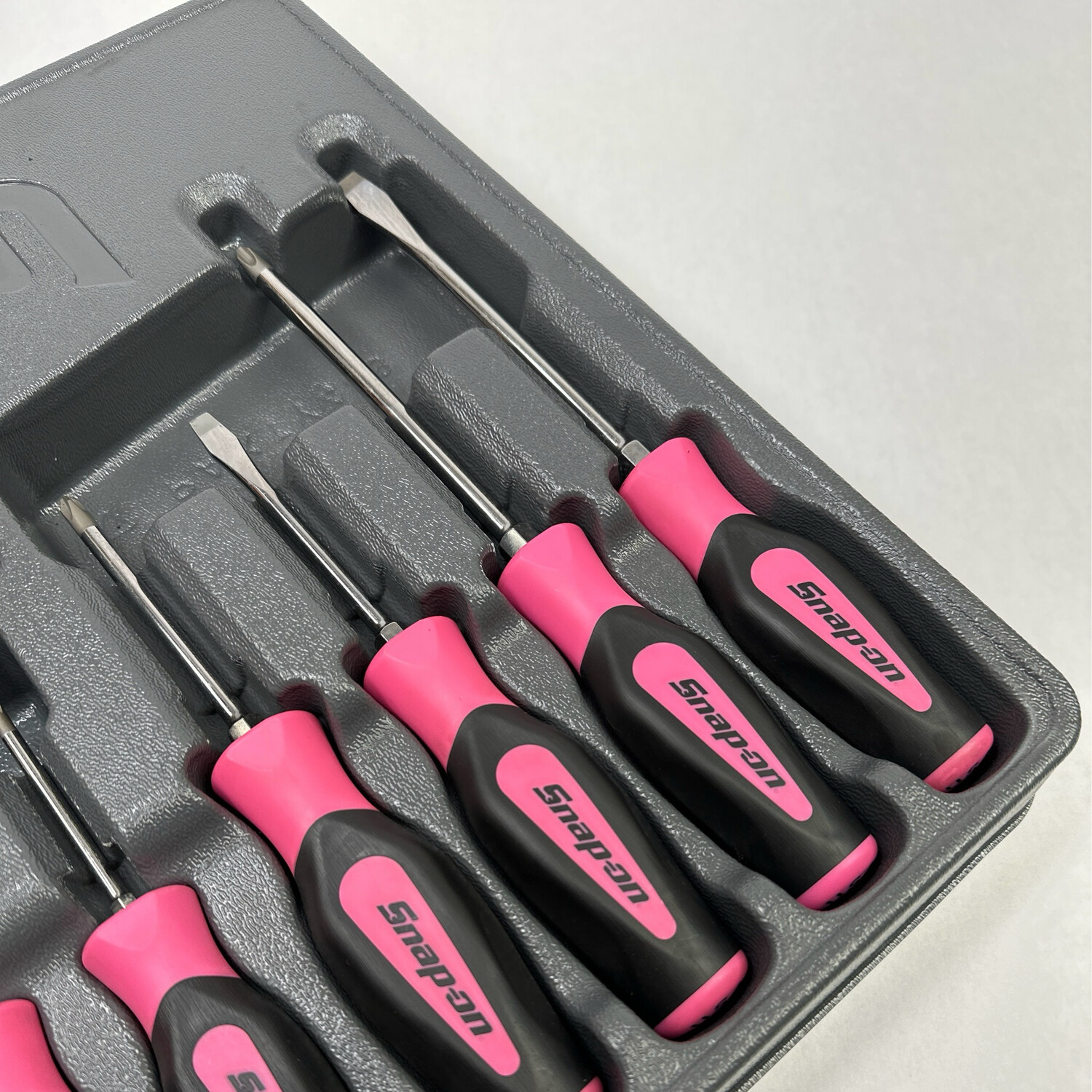 Snap On 10pc Screwdriver & Pick Set, Pink