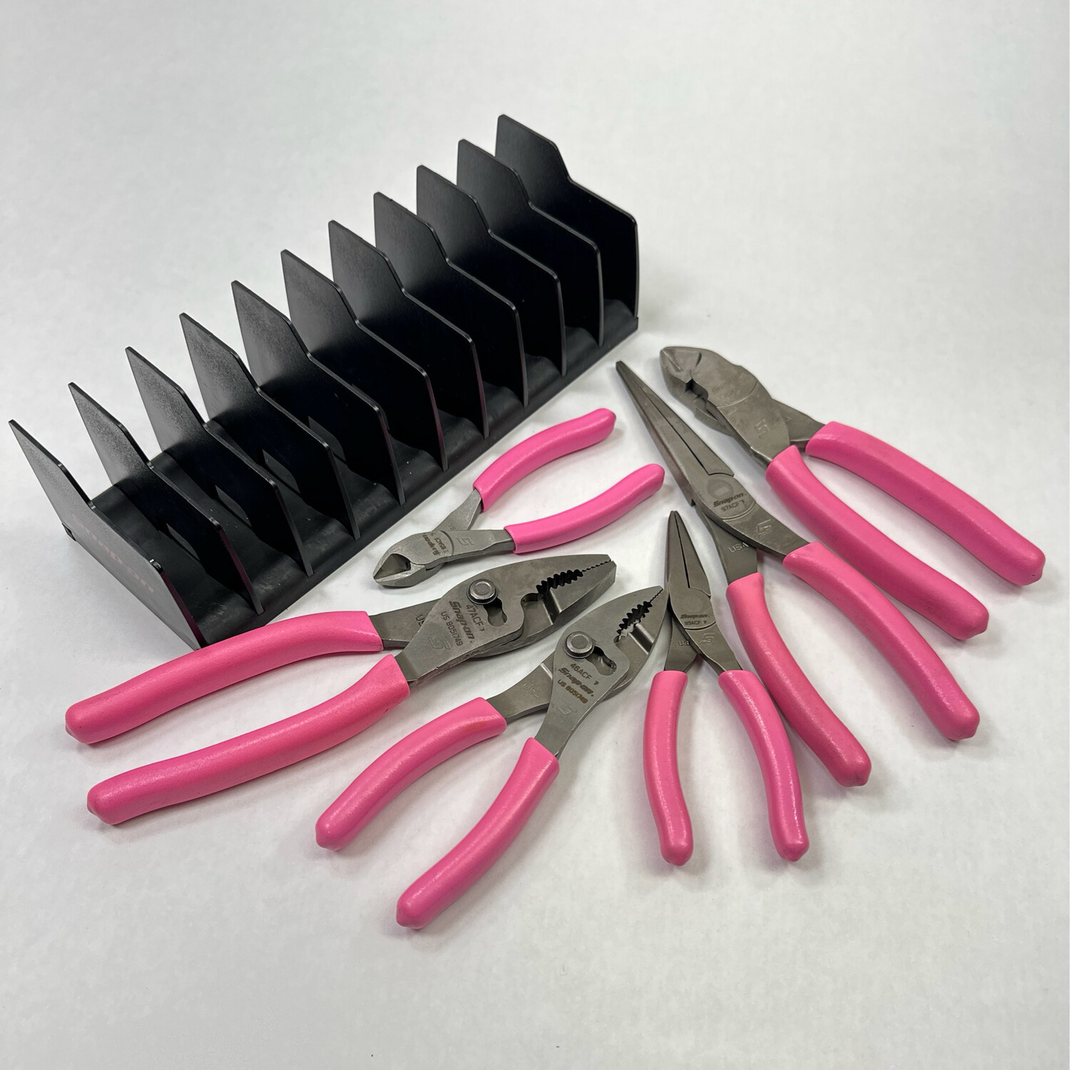 Snap On 6pc Pink Plier Set, PL600ES1RKP Snap On 6pc Pink Plier Set, PL600ES1RKP
