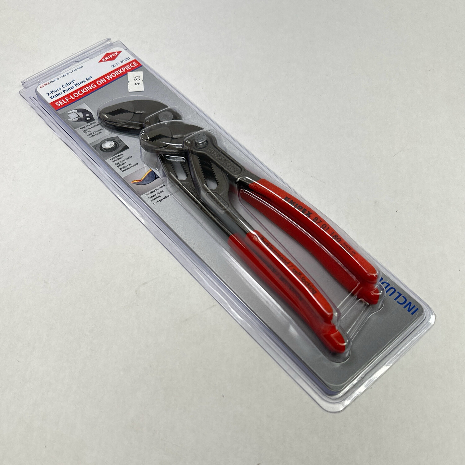 Knipex 2pc Cobra Water Pump Pliers Set Shop Tool Swapper