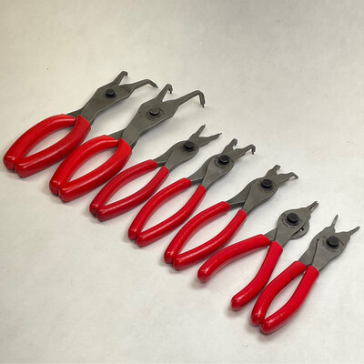 Snap On 6 Pc. Snap Ring Pliers Set, SRPCR107