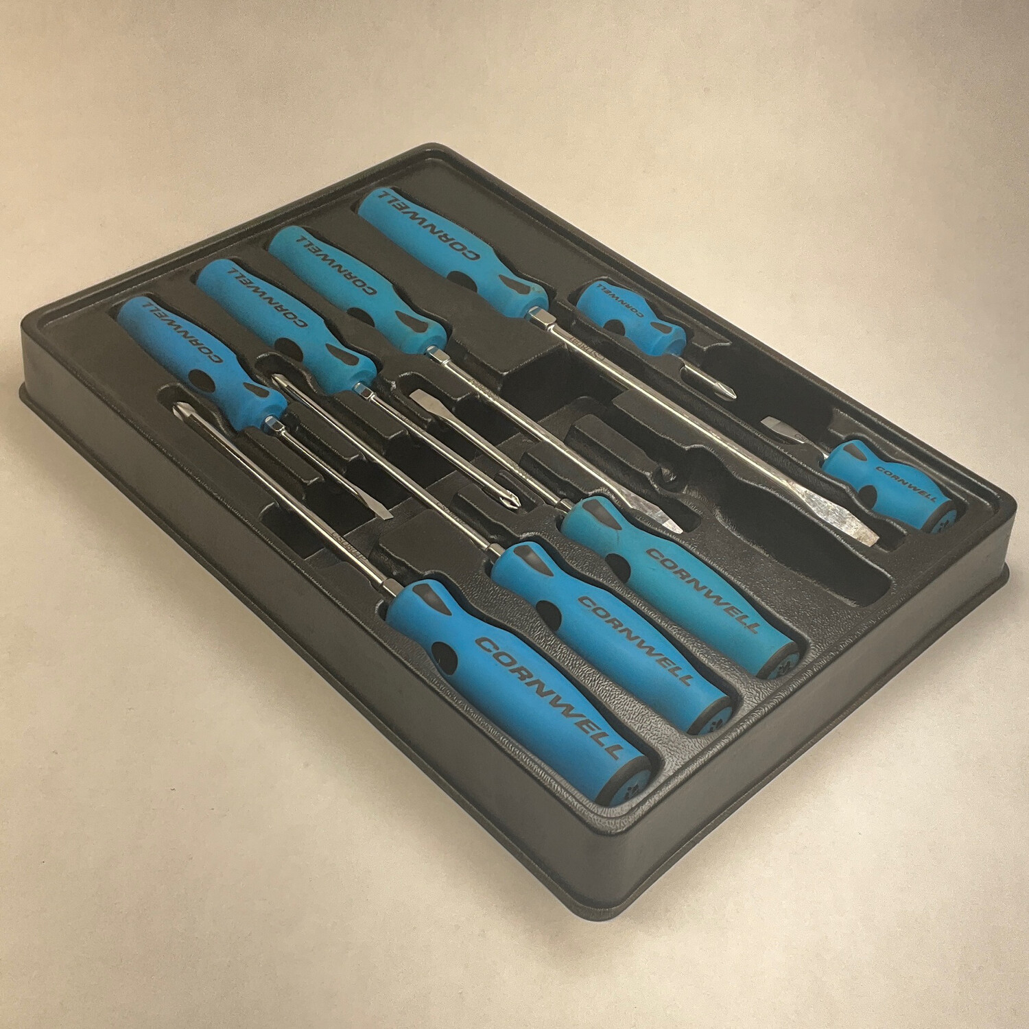 Cornwell 9pc Screwdriver Set (Blue) Shop Tool Swapper