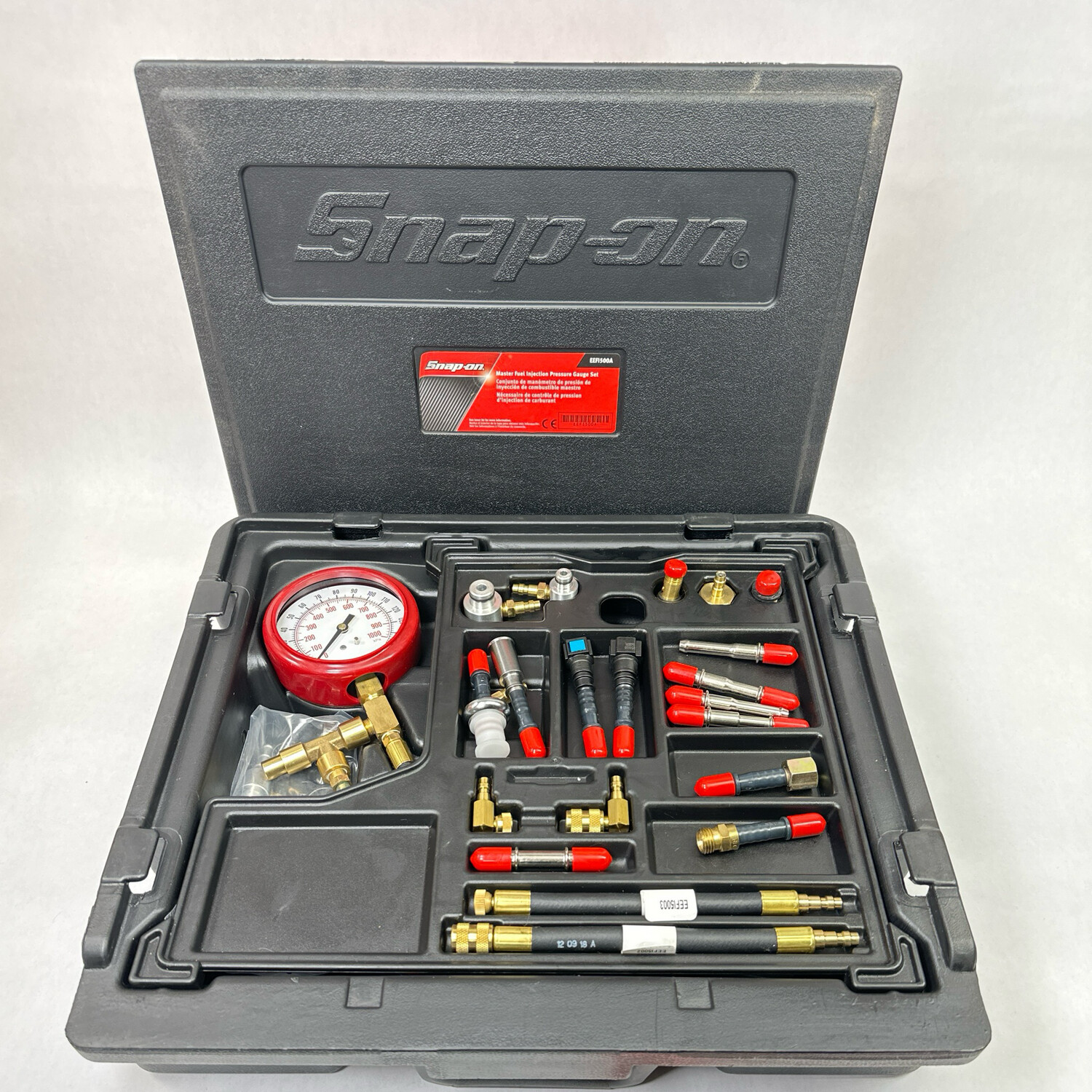 Snap On Master Fuel Injection Pressure Gauge Set, EEFI500A