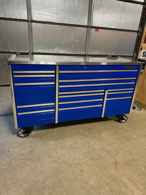 Diana square ダイアナスクエア7号 ストライプ グレー 紺色 セット Snap On 84” Epiq Tool Box W/ Power Drawer & Stainless Power Top