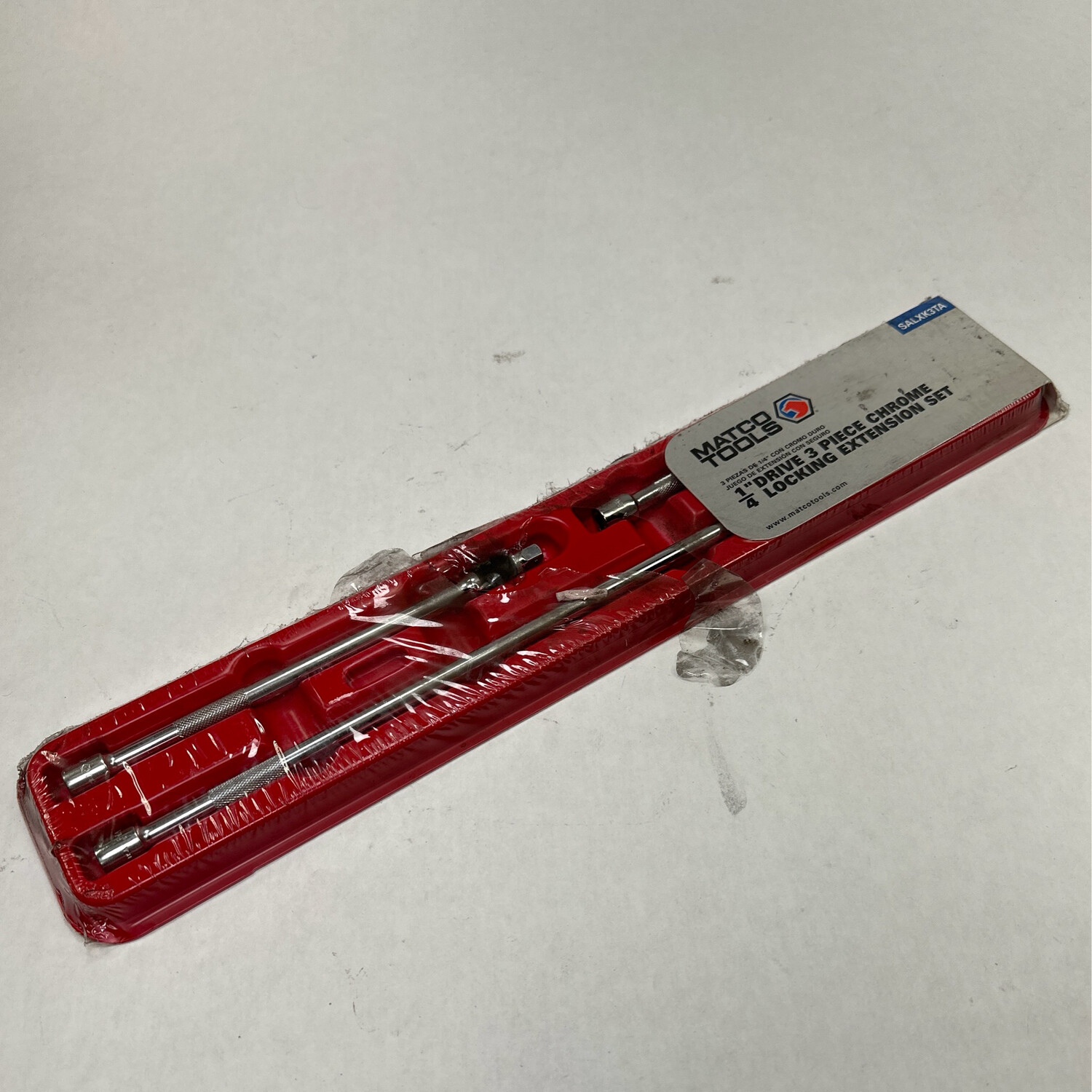 Matco 1/4” Drive 3pc Chrome Locking Extension Set, SALXK3TA Shop Tool Swapper