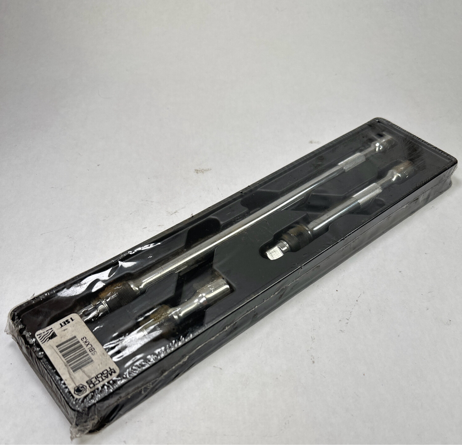 Matco 3 Piece 3/8" Drive Locking Chrome Extension Set Sizes 3", 6" & 12