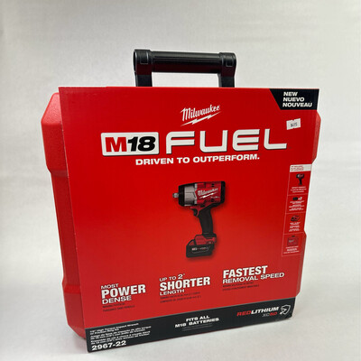 Milwaukee 1/2” High Torque Impact Wrench Kit W/ Friction Ring