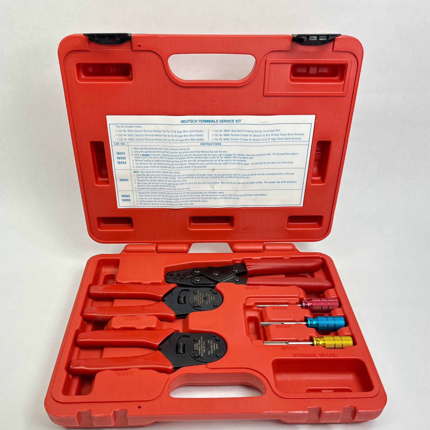 Tool Aid Deutsch Terminals Service Kit, 18650 Shop Tool Swapper